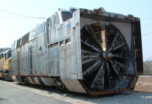 A rotary snowplow locomotive at the Museum of Transportation in St. Louis.jpg